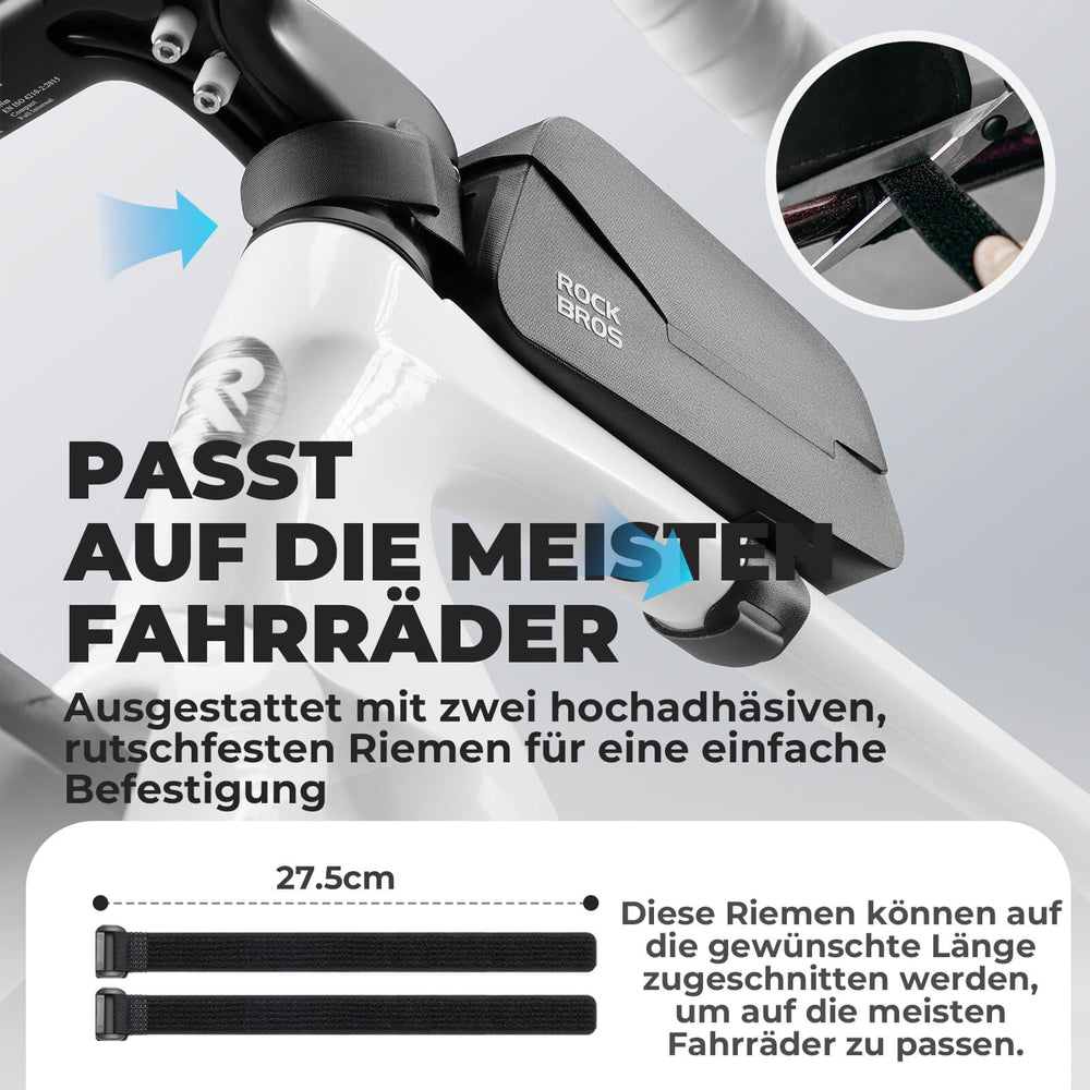 Magnetische Oberrohrtasche 100% Wasserdicht - ROCKBROS-EU