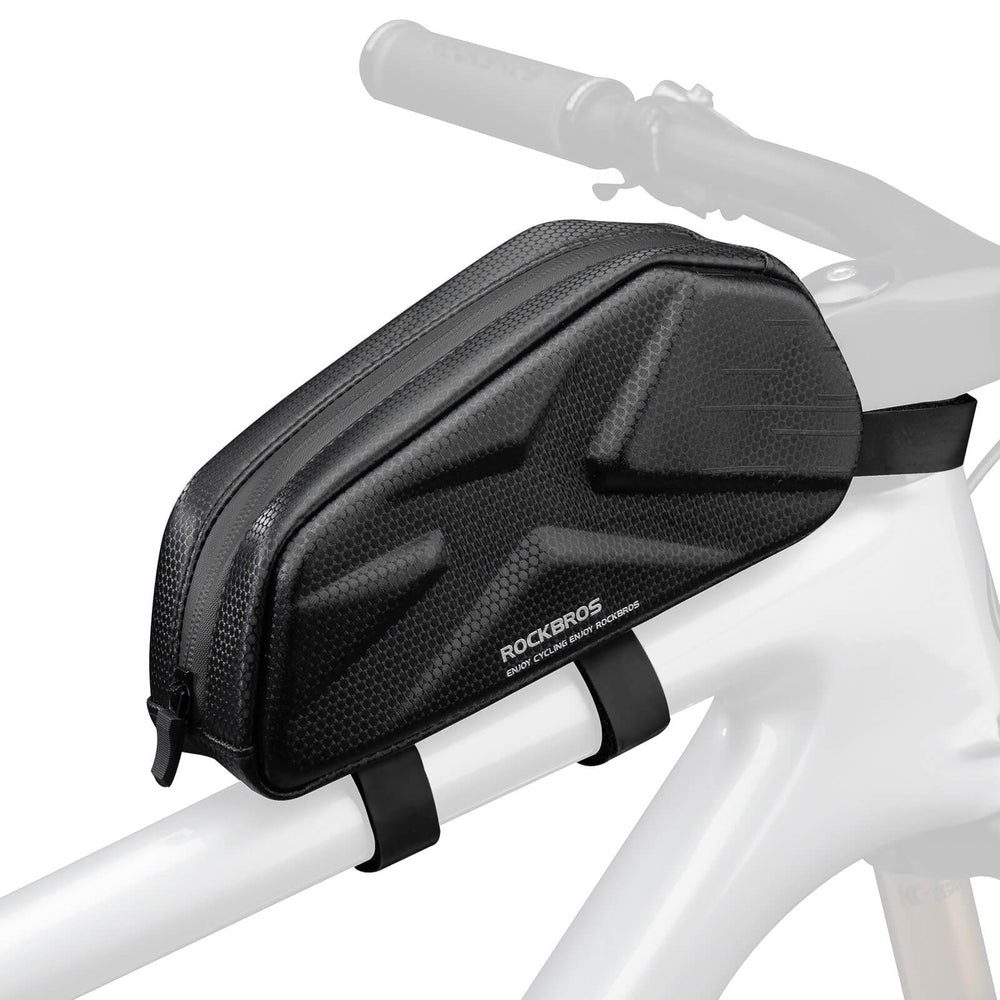 ROCKBROS 1.4L Fahrrad Rahmentasche, praktische Oberrohrtasche für zusätzlichen Stauraum beim Radfahren