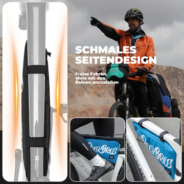 ROCKBROS Rahmentasche Dreieckstasche Wasserabweisend 1,9 L
