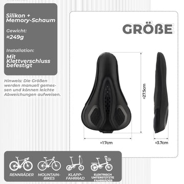 ROCKBROS Fahrrad Sattelbezug Wasserdicht Fahrradsattel Überzug Atmungs – ROCKBROS-DE