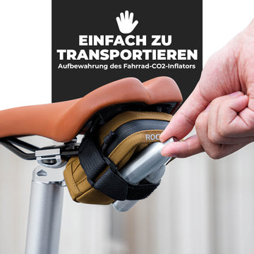 mtb aufbewahrung ROCKBROS Fahrrad Satteltasche Kompakte Aufbewahrungstasche Rennrad MTB – ROCKBROS-DE