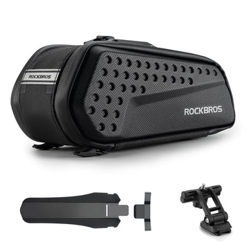scheuerschutz fahrradtaschen ROCKBROS Fahrrad Satteltasche mit Schutzblech Wasserabweisend 1,3L/0.8 –  ROCKBROS-DE