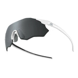ROCKBROS Fahrradbrille Selbsttönend/Polarisiert UV400-Schutz Ohne Rahmen Unisex-Schwarz-Gold/Polarisiert