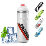 ROCKBROS Fahrradflasche 620 ml Sportflasche mit 5 Stunden Kühlhaltefunktion