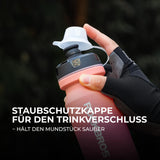 ROCKBROS Fahrradflasche mit auslaufsicherem Pull-Top-Verschluss 600/750ml