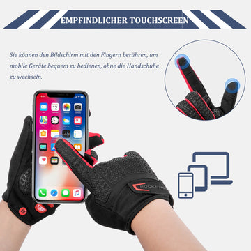 handschuhe wechseln ROCKBROS Fahrradhandschuhe Winddicht Fahrrad Handschuhe Touchscreen –  ROCKBROS-DE
