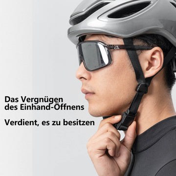 schnalle fahrradhelm Silver-Titanium / L