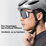 ROCKBROS Fahrradhelm Integrierter Rennradhelm Magnetische Schnalle EPS+PC