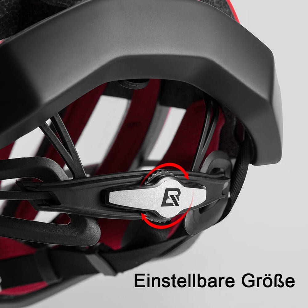 ROCKBROS Fahrradhelm MTB Rennradhelm Atmungsaktiv PC+EPS Magnetschnall