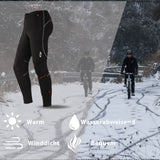 ROCKBROS Fahrradhose Herren Radsport Fahrrad Lange Hose Laufhose M-4XL