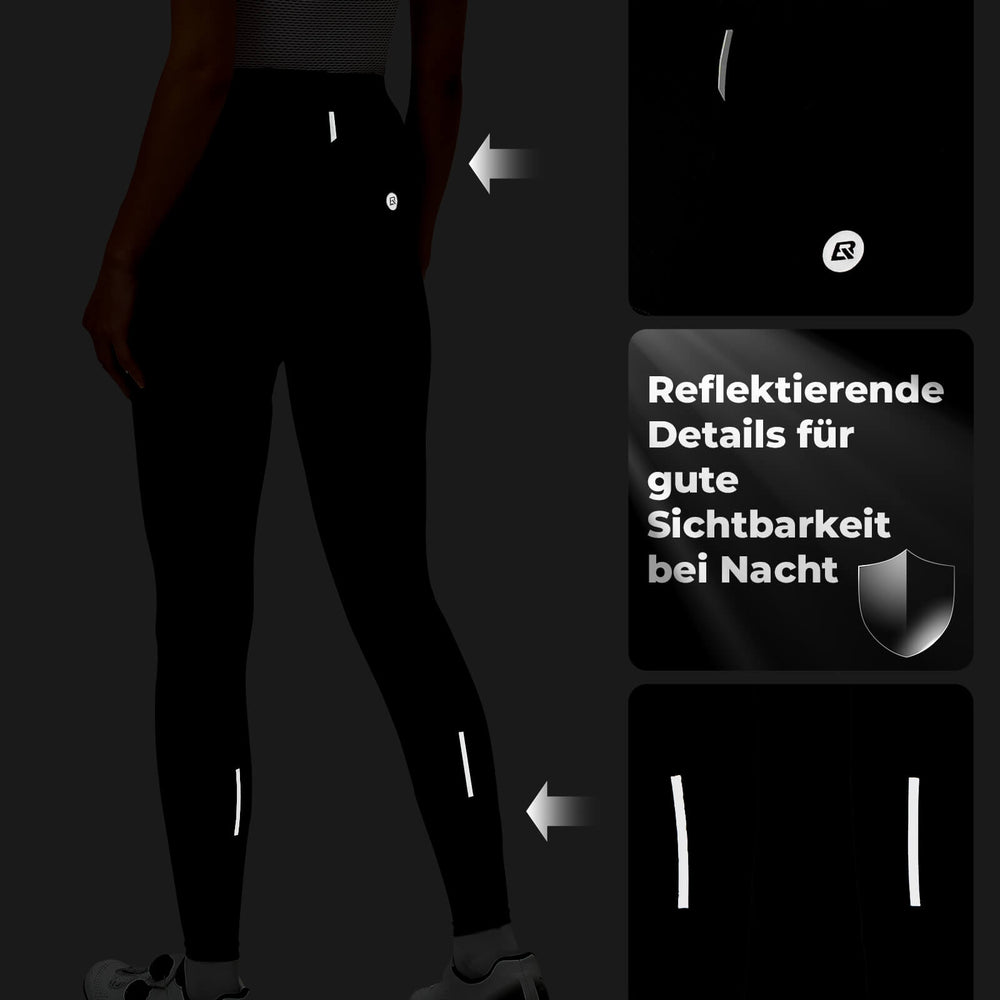 ROCKBROS Fahrradhose Lange Radlerhose Gepolstert Atmungsaktiv Damen