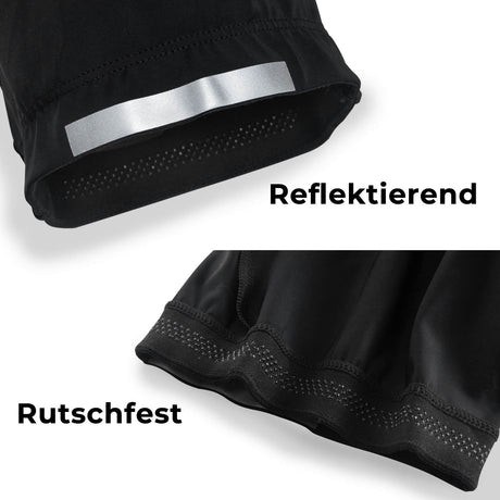 ROCKBROS Fahrradhose mit 3D-Polster Atmungsaktiv Elastisch Reflektierend