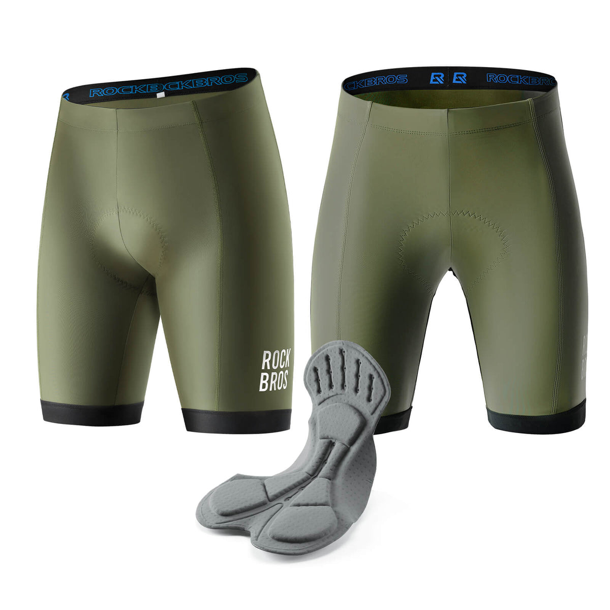 mountainbike radlerhose ROCKBROS Fahrradhose mit Sitzpolster Radlerhose Atmungsaktiv Leicht –  ROCKBROS-DE