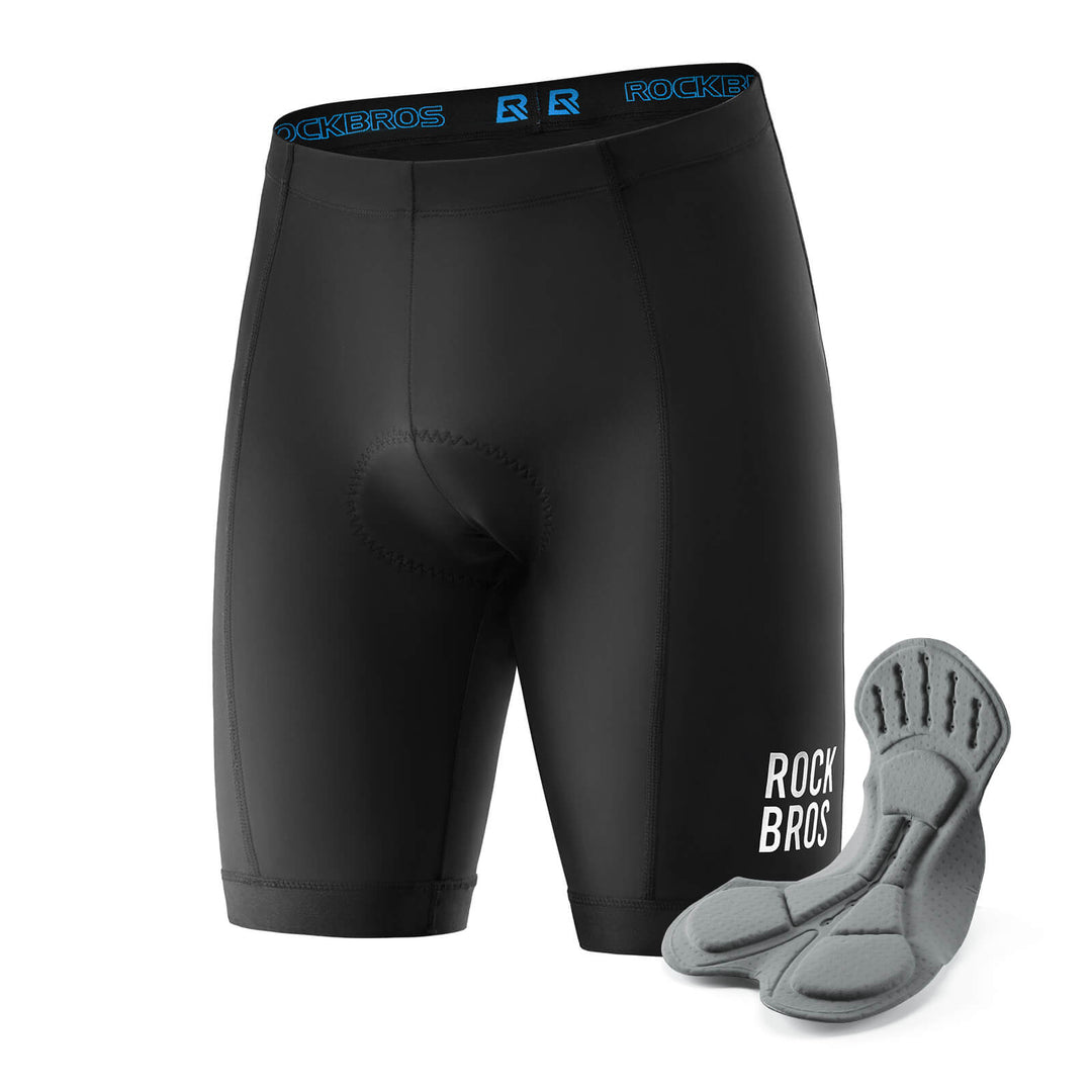 mountainbike radlerhose ROCKBROS Fahrradhose mit Sitzpolster Radlerhose Atmungsaktiv Leicht – ROCKBROS-DE