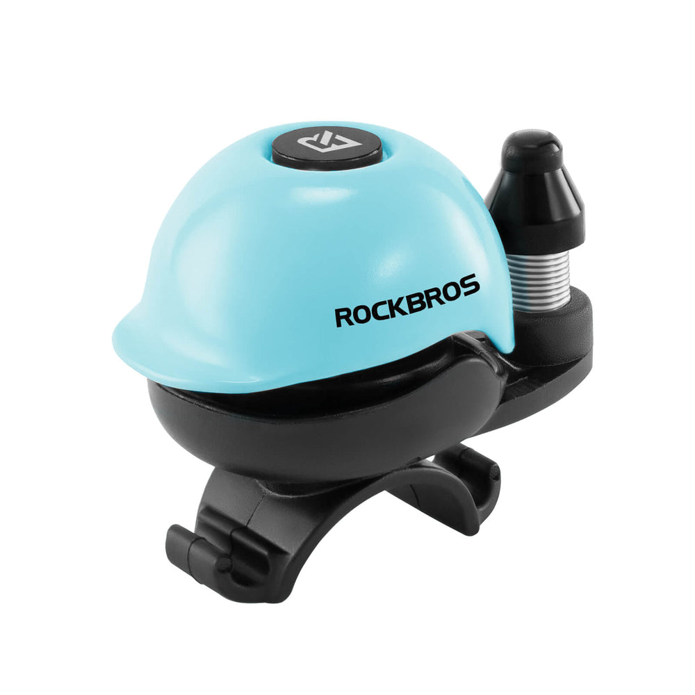 ROCKBROS Fahrradklingel 360-Grad-Drehung für 22-34mm Lenker Mini Klingel-Blau