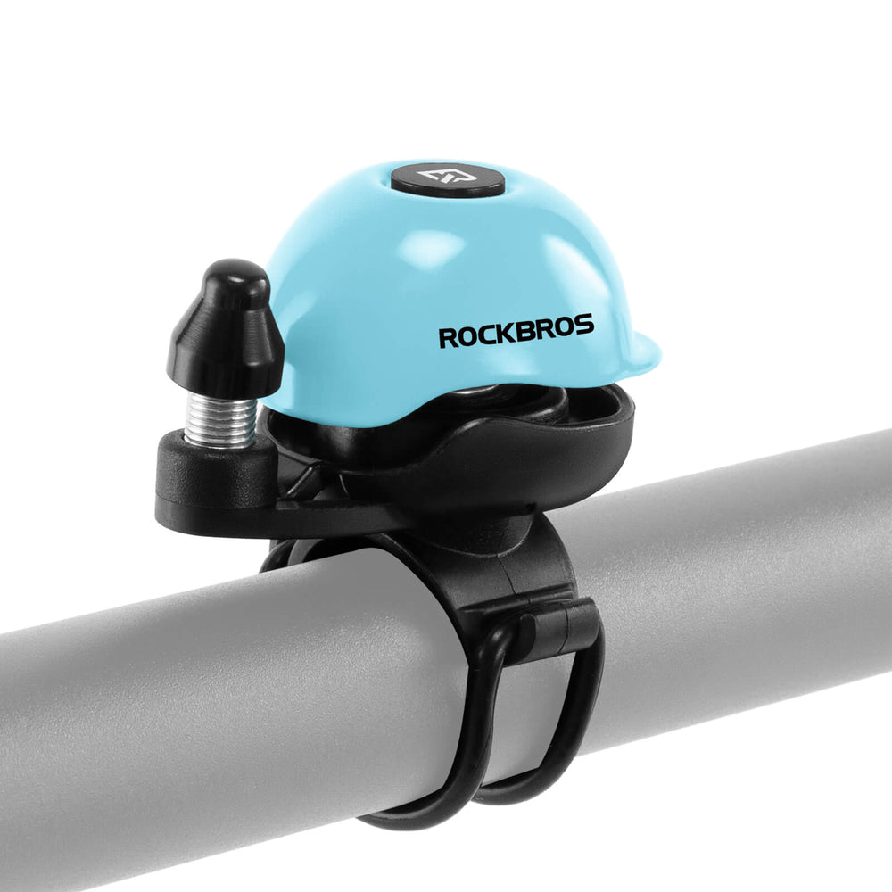 ROCKBROS Fahrradklingel 360-Grad-Drehung für 22-34mm Lenker Mini Klingel-Blau