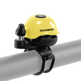 ROCKBROS Fahrradklingel 360-Grad-Drehung für 22-34mm Lenker Mini Klingel-Gelb