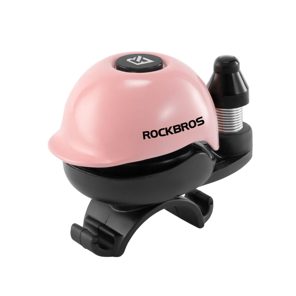 ROCKBROS Fahrradklingel 360-Grad-Drehung für 22-34mm Lenker Mini Klingel-Rosa