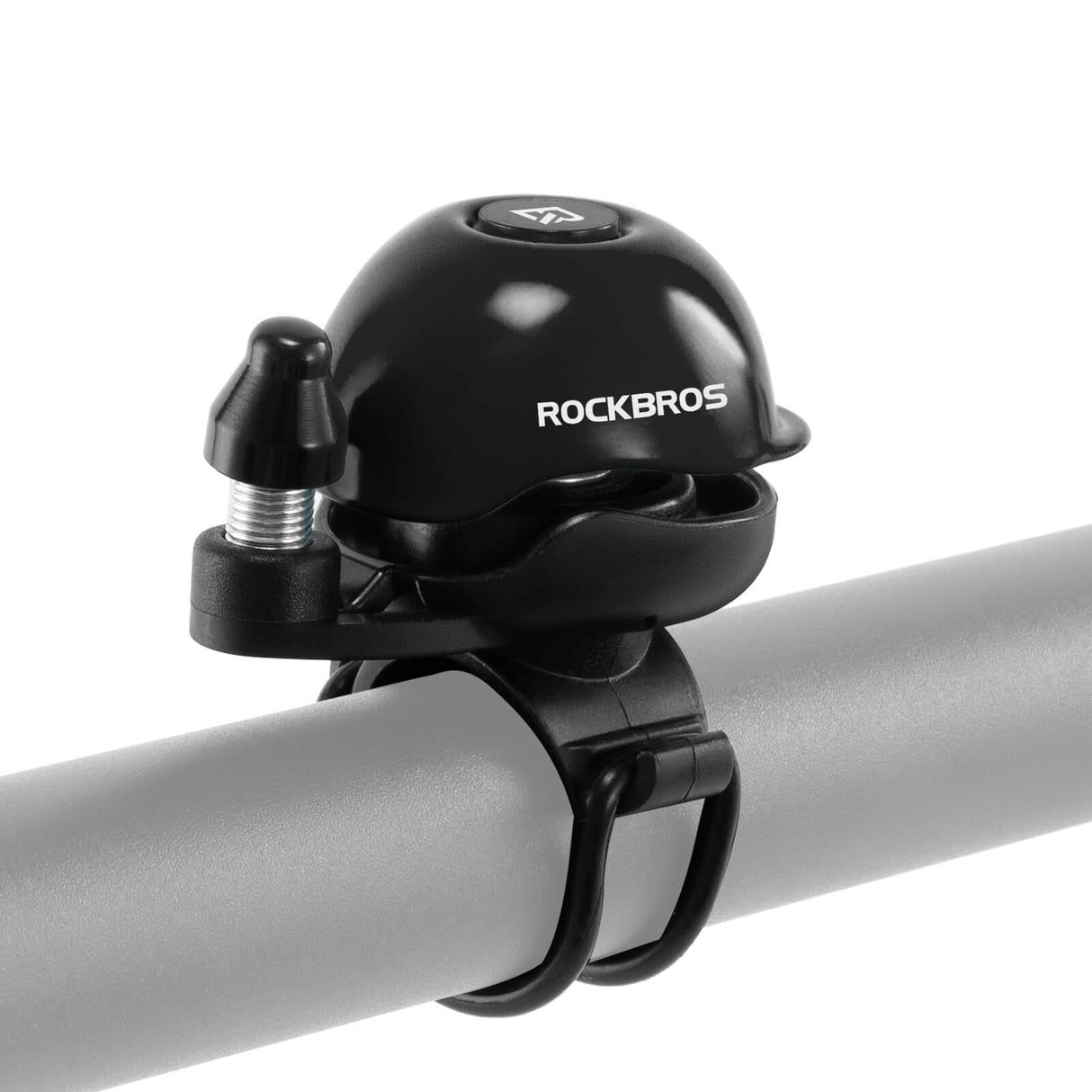ROCKBROS Fahrradklingel 360-Grad-Drehung für 22-34mm Lenker Mini Klingel-Schwarz