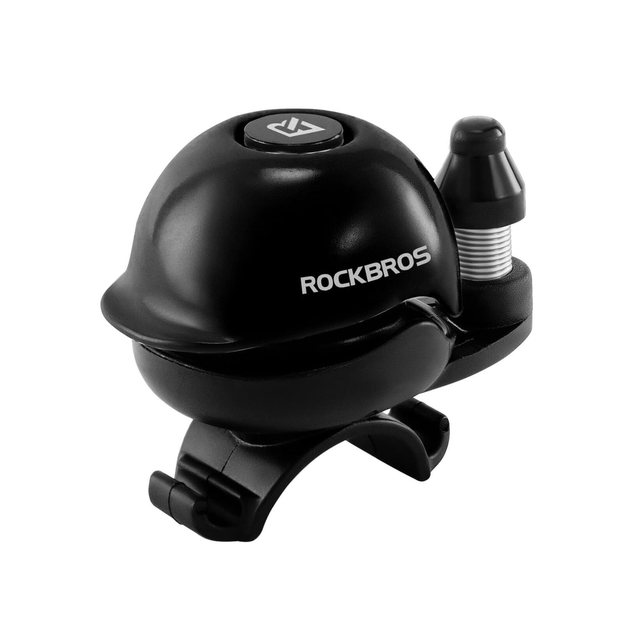 ROCKBROS Fahrradklingel 360-Grad-Drehung für 22-34mm Lenker Mini Klingel-Schwarz