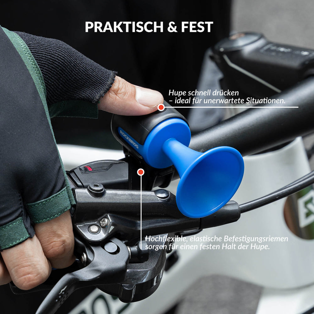 Fahrradklingel Elektrisch 120dB Ton IPX4 Wasserschutz Kinder/Erwachsene - ROCKBROS-EU