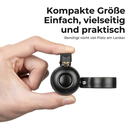 ROCKBROS Fahrradklingel Fahrradglocke für 21-23 mm Wasserdicht Langlebig
