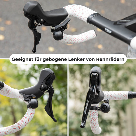 ROCKBROS Fahrradklingel Fahrradglocke für 21-23 mm Wasserdicht Langlebig