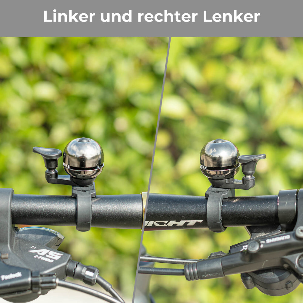 ROCKBROS Fahrradklingel Klassisch Fahrradglocke Laut Klingel für 20–31 mm