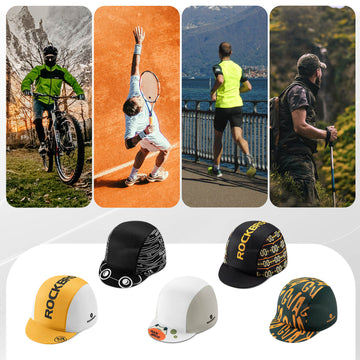 rennrad cap unterm helm ROCKBROS Fahrradmütze Leichte Schweißabsorbierend Fahrradkappe unter dem Helm – ROCKBROS-DE