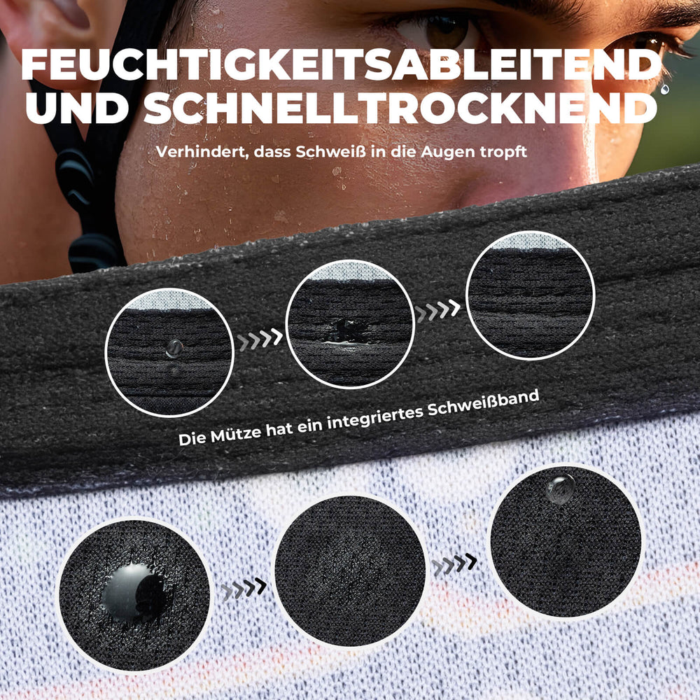 ROCKBROS Fahrradmütze Leichte Schweißabsorbierend Fahrradkappe unter dem Helm