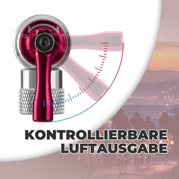 fahrradpumpe schraderventil ROCKBROS Fahrradpumpe CO2 Inflator Fahrrad Minipumpe Presta & Schrader –  ROCKBROS-DE