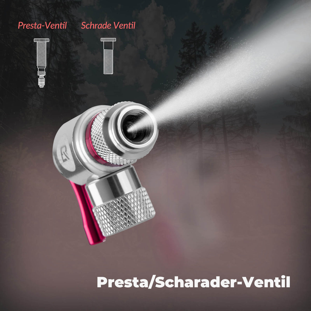 fahrradpumpe presta ventil ROCKBROS Fahrradpumpe CO2 Inflator Fahrrad Minipumpe Presta & Schrader – ROCKBROS-DE