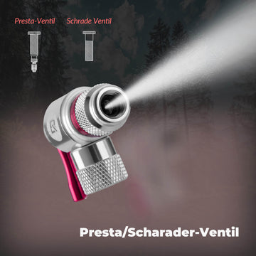 fahrradpumpe schraderventil ROCKBROS Fahrradpumpe CO2 Inflator Fahrrad Minipumpe Presta & Schrader –  ROCKBROS-DE