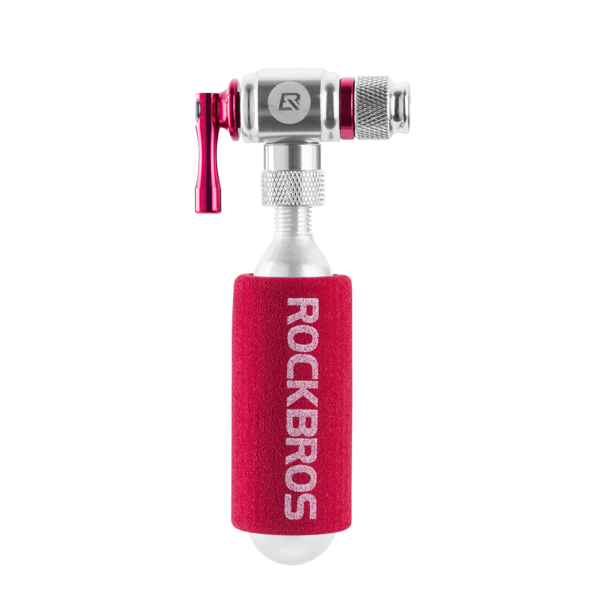 red fahrradpumpe ROCKBROS Fahrradpumpe CO2 Inflator Fahrrad Minipumpe Presta & Schrader – ROCKBROS-DE