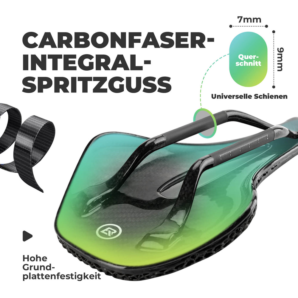 ROCKBROS Fahrradsattel 3D-gedruckter Carbon Fahrradsitz Ergonomisch Leicht
