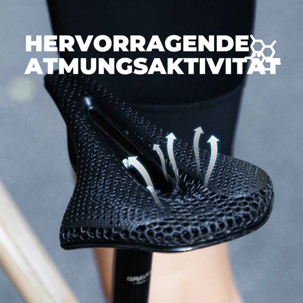 ROCKBROS Fahrradsattel 3D-gedruckter Carbon Fahrradsitz Ergonomisch Leicht