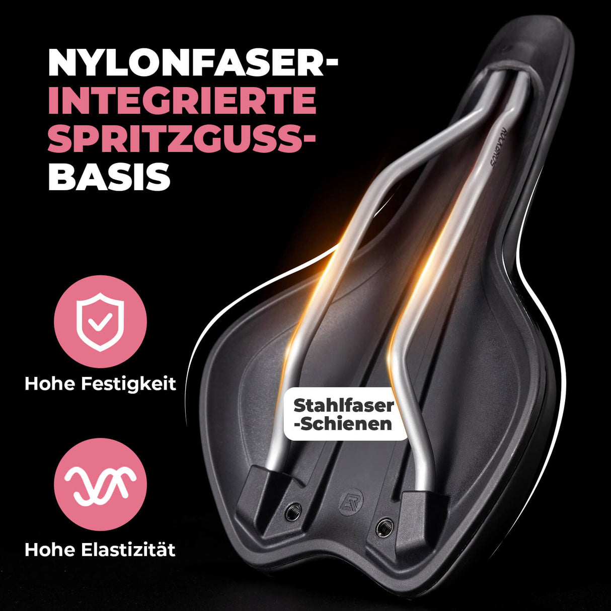 ROCKBROS Fahrradsattel Ergonomisch Wasserdicht Atmungsaktiv Damen