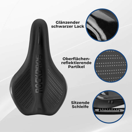 ROCKBROS Fahrradsattel Komfortabel Gel mit überzug & Schraubenschlüssel