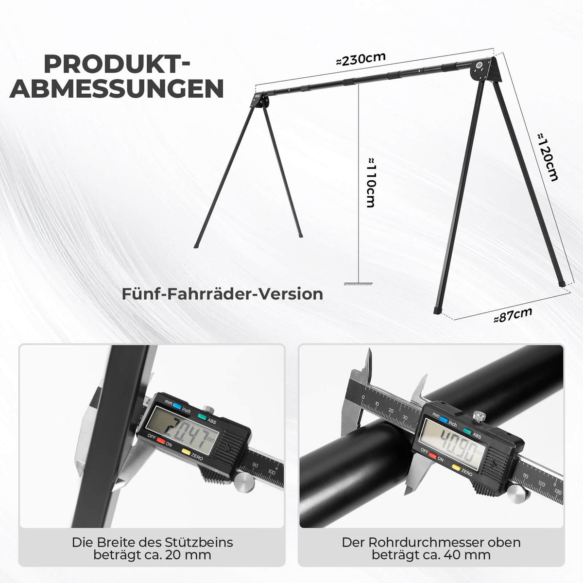 Faltbare Fahrrad Wandhalterung