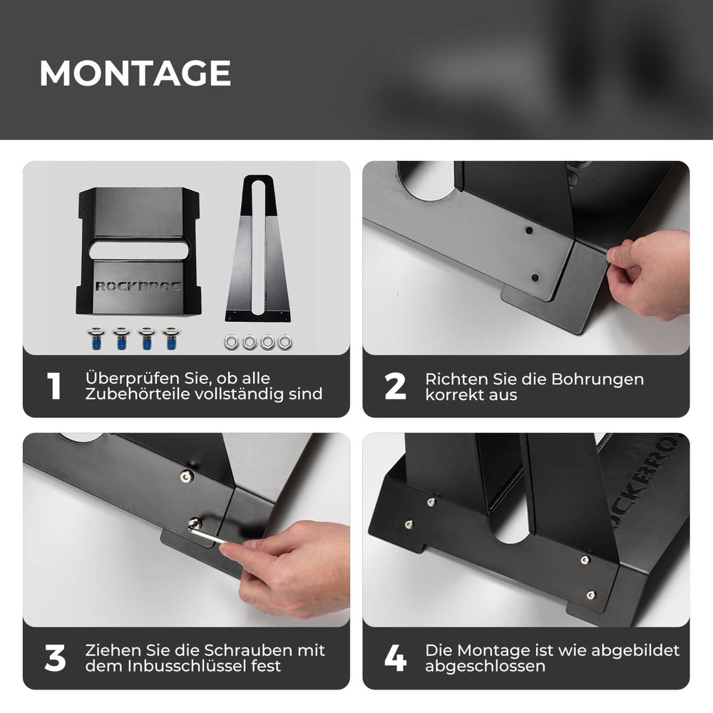 ROCKBROS Fahrradständer für 24–27,5 Zoll MTBs und 700C Rennräder