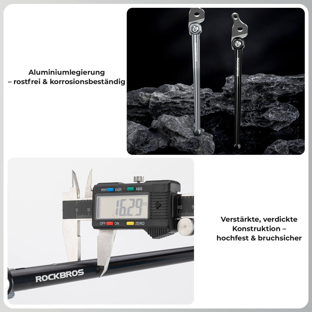 ROCKBROS Fahrradständer für Falträder Seitenständer für Brompton 16 Zoll