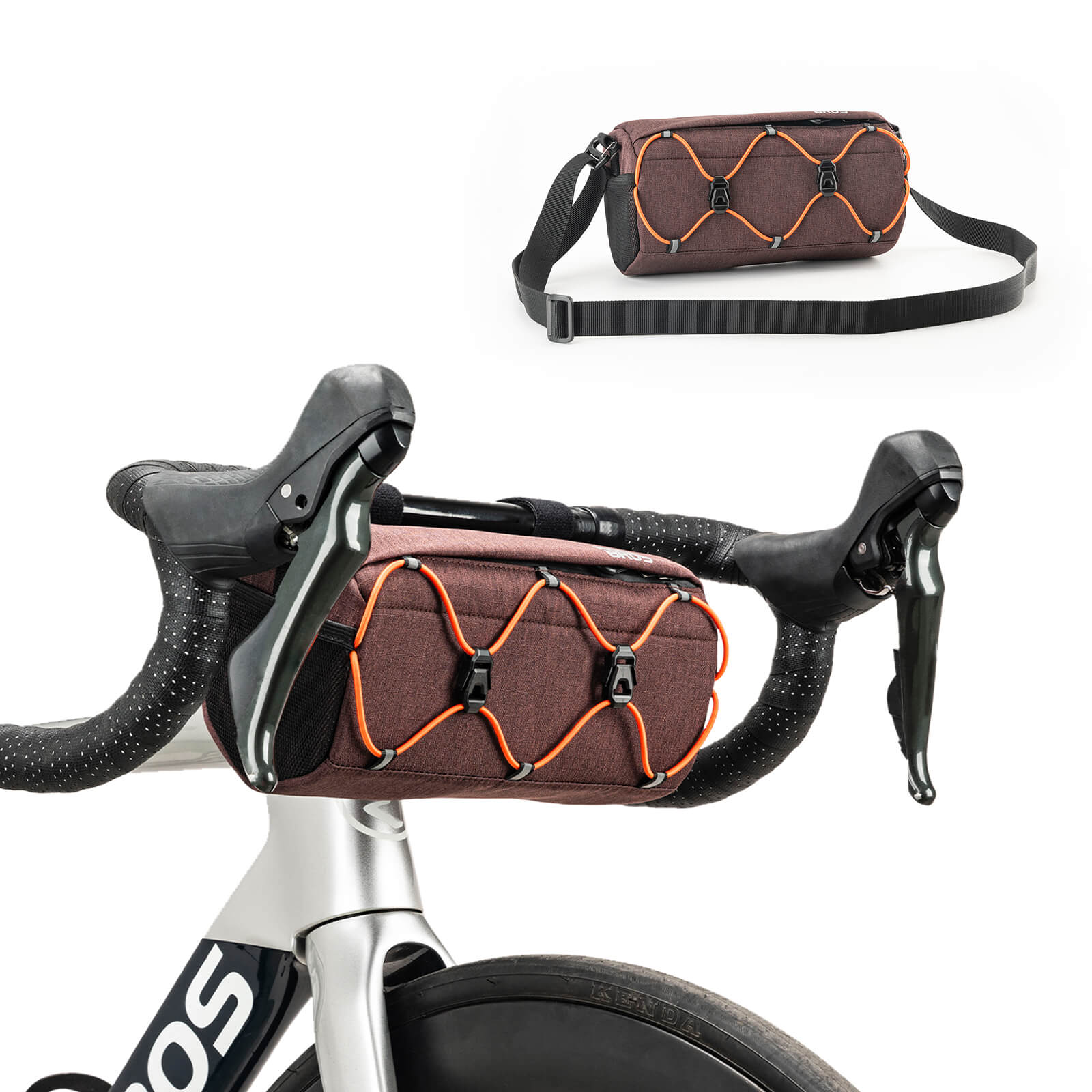 ROCKBROS bicycle bag handlebar bag with shoulder strap in