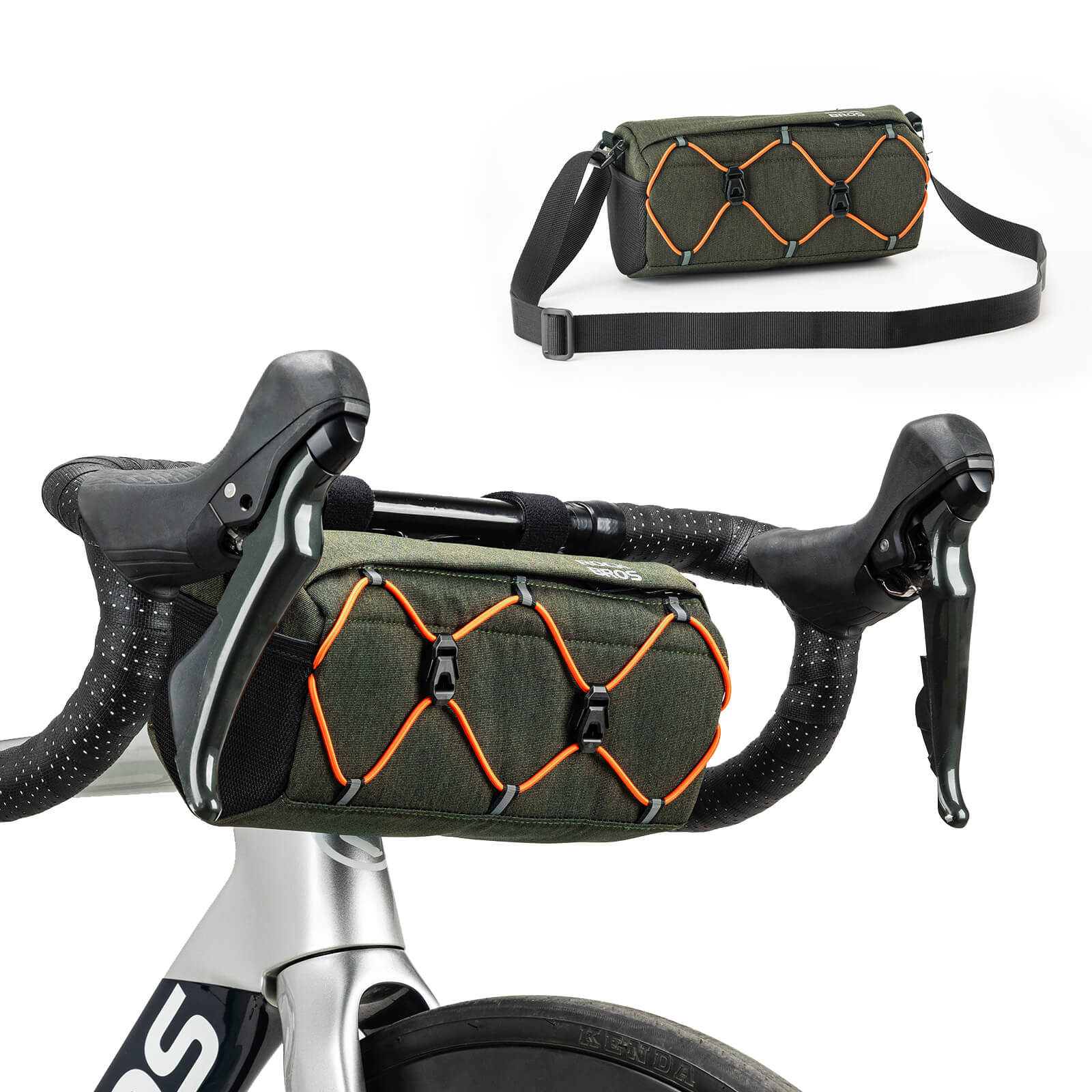 ネイバーフッド BICYCLE HANDLEBAR BAG 自転車 2 ROCKBROS bicycle bag handlebar bag 2.2L with shoulder strap in 6