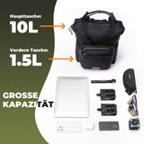 ROCKBROS Fahrradtasche Lenkertasche Multifunktional für Brompton 10L+1.5L