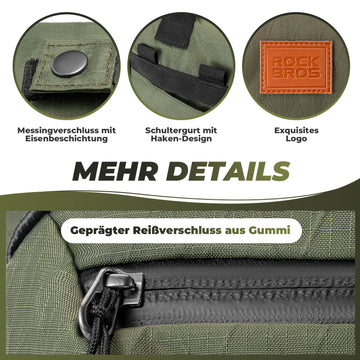 ROCKBROS Fahrradtasche Lenkertasche Multifunktional für Brompton 10L+1.5L –  ROCKBROS-DE
