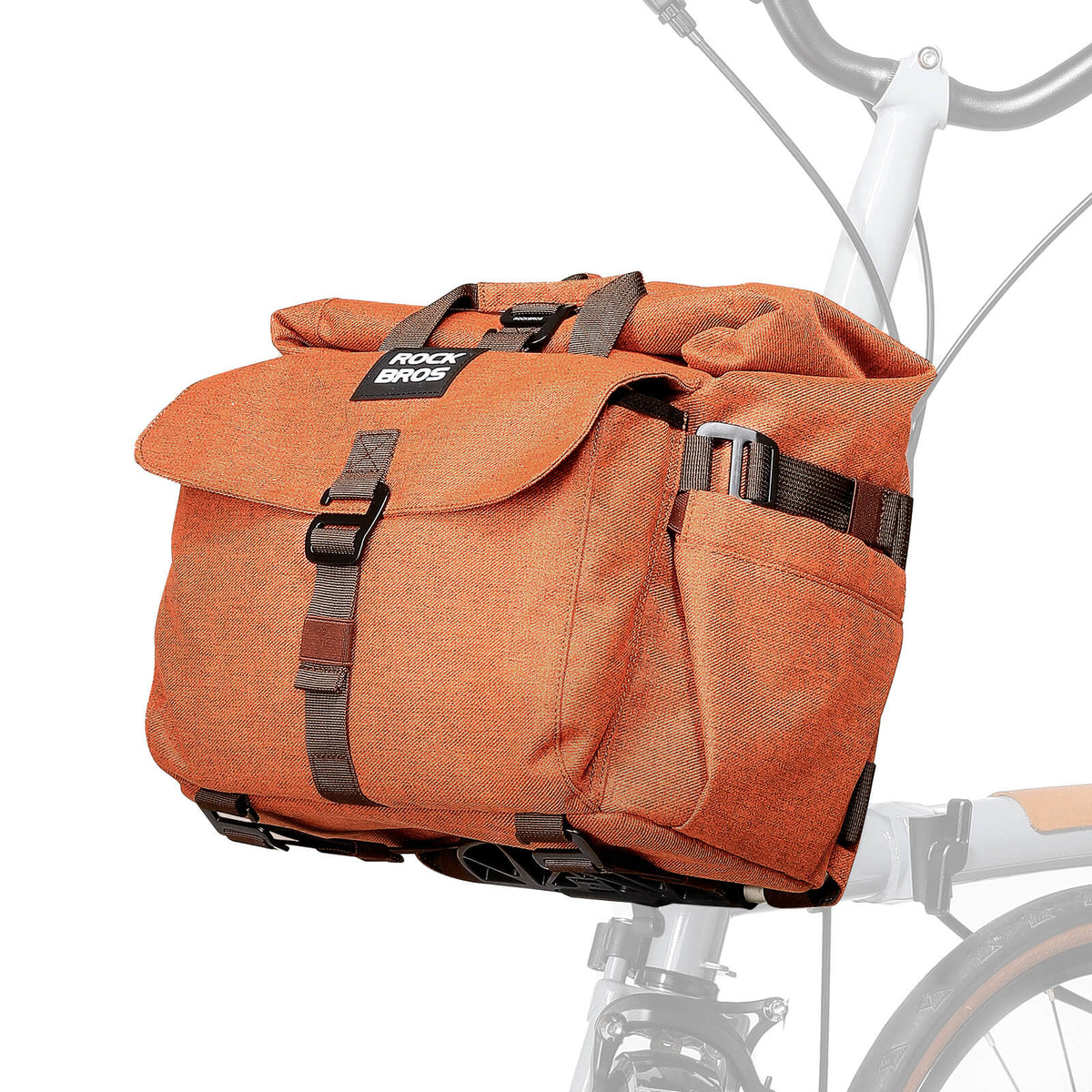 ROCKBROS Fahrradtasche Lenkertasche Multifunktional für Brompton 15L+1,8L –  ROCKBROS-DE