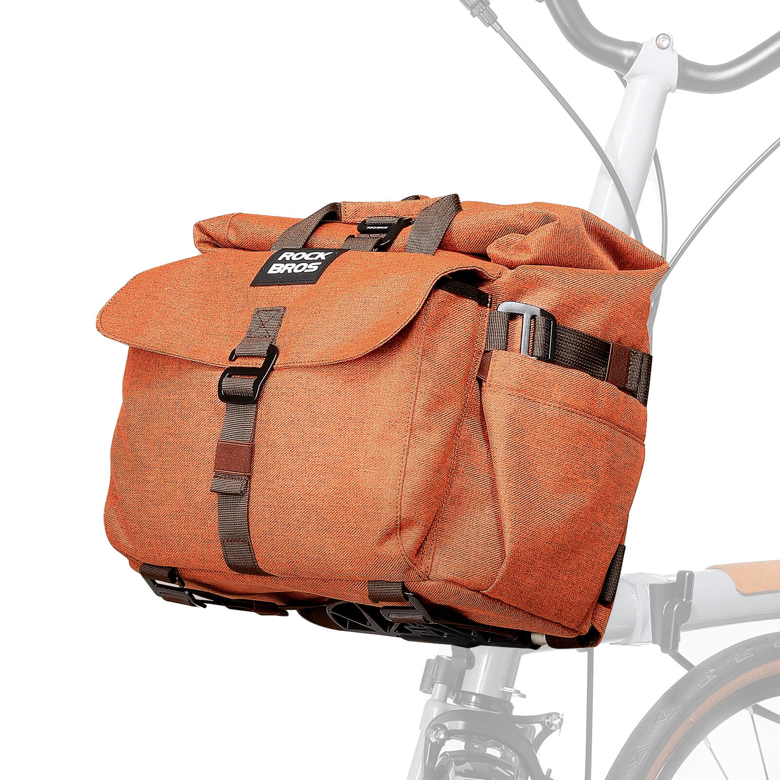 ROCKBROS Fahrradtasche Lenkertasche Multifunktional für Brompton 15L+1,8L –  ROCKBROS-DE