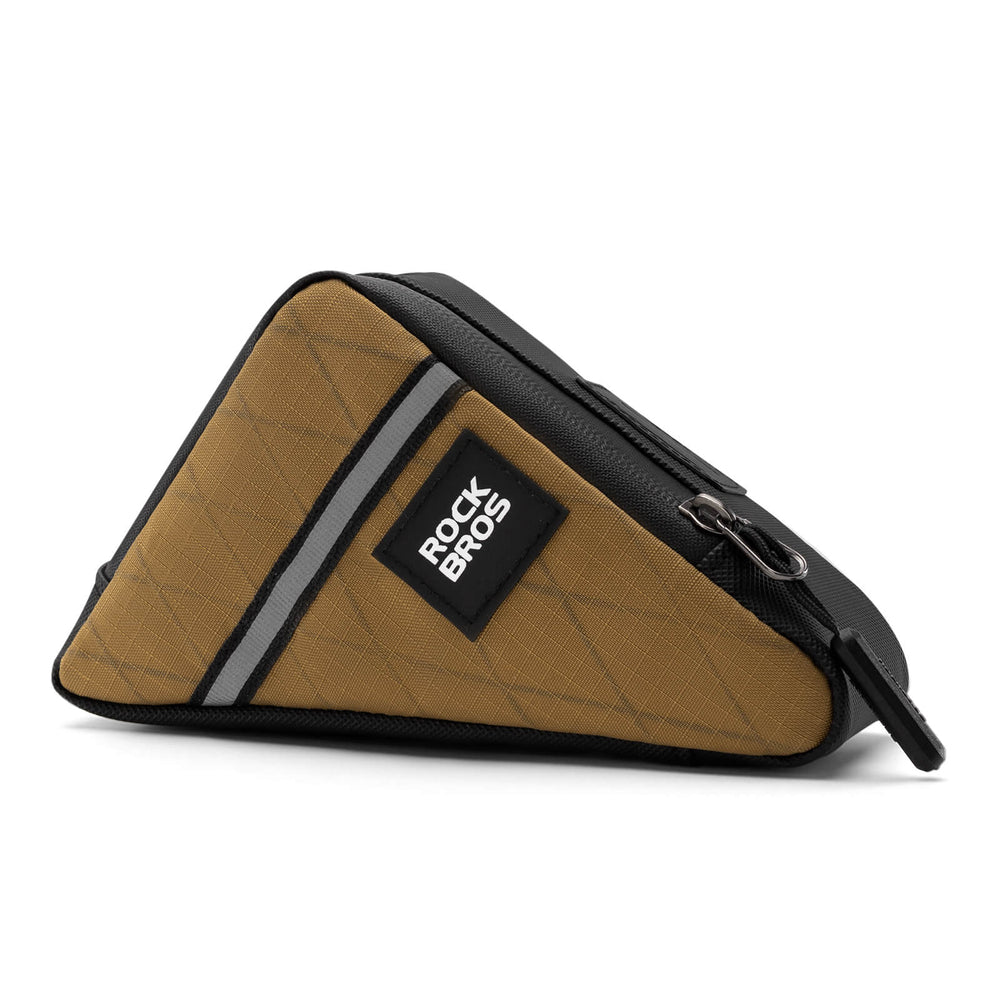 ROCKBROS Fahrradtasche Rahmentasche Dreiecktasche für Brompton-TYP1-Khaki