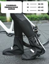 Fahrradüberschuhe – Reflektierend, Wasserdicht & mit Klettverschluss