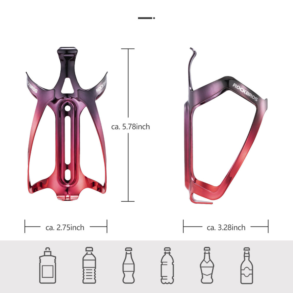 ROCKBROS_Flaschenhalter_Fahrrad_Getrankehalter_Leichtgewicht_30g-Schwarz_Rot_3